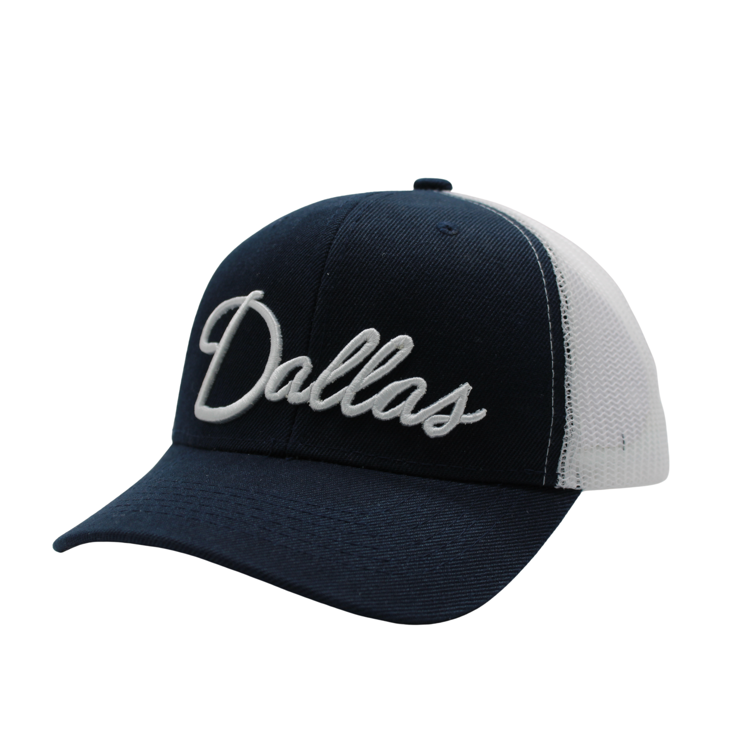Dallas Script Embroidered Trucker Cap