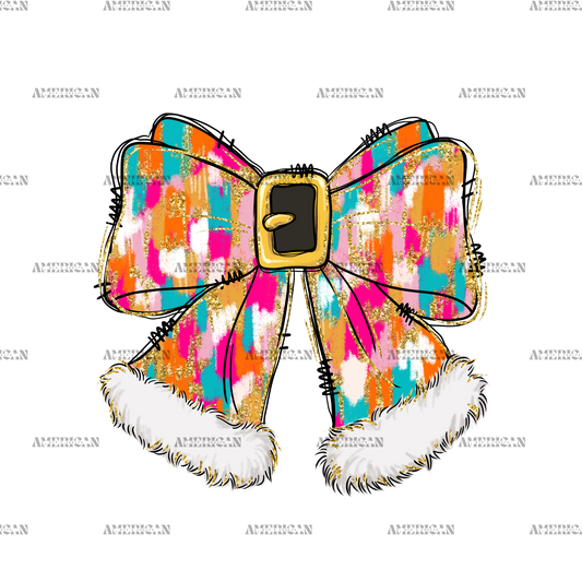 Christmas Bows-6 DTF Transfer