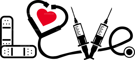 Medical Love DTF Transfer